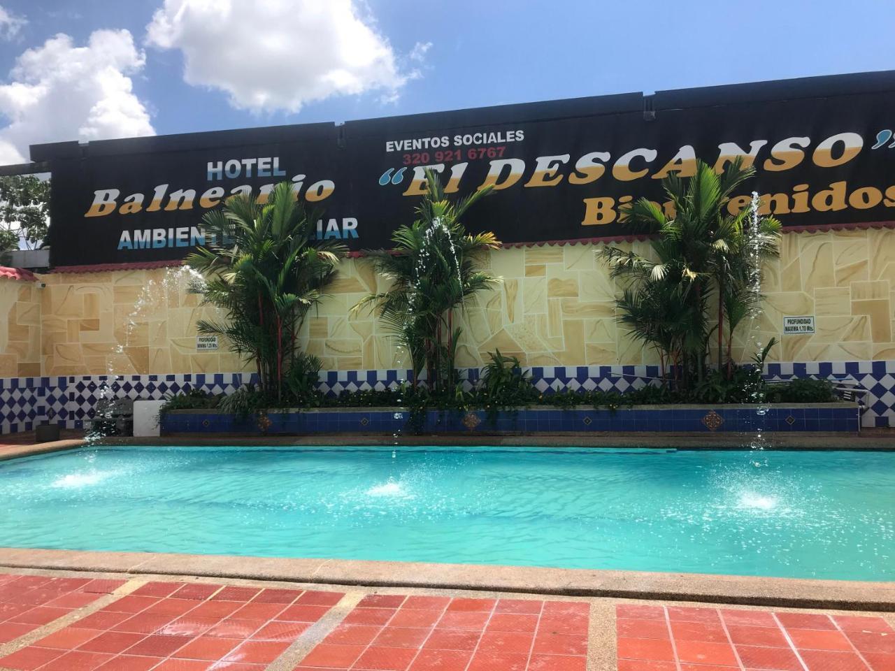 Hotel Y Balneario El Descanso Вильявисенсио Экстерьер фото